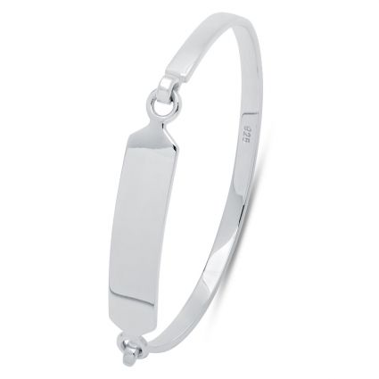 Sterling Silver Childs ID Bracelet With Engraving