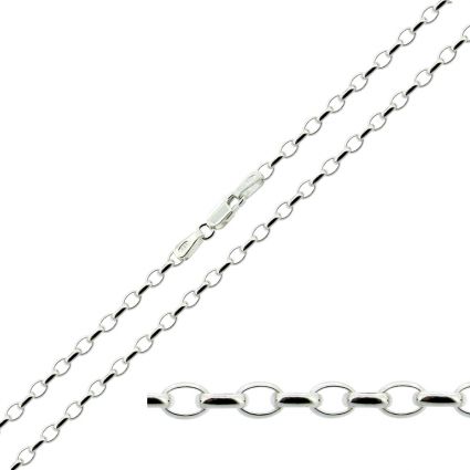 Sterling Silver 2.7mm Belcher Chain
